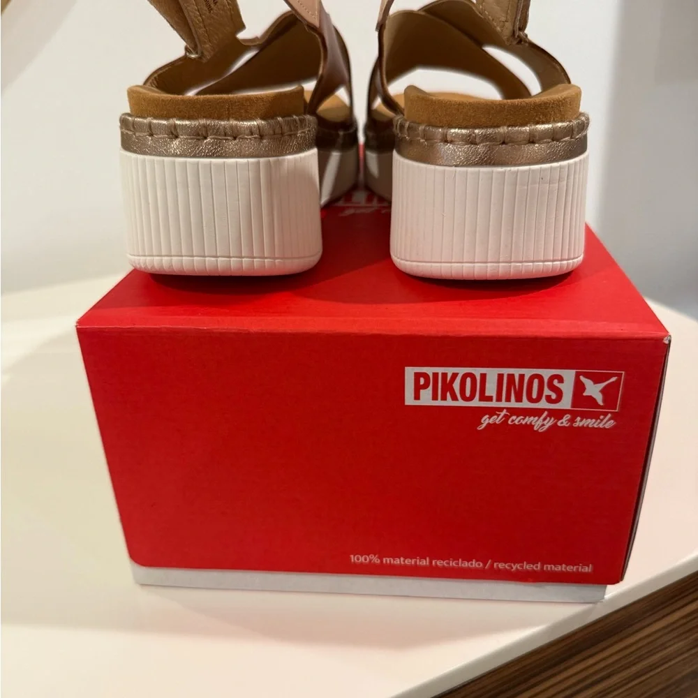 PIKOLINOS Gomera Leather Sandals. Size 41. New in box - Picture 5 of 6